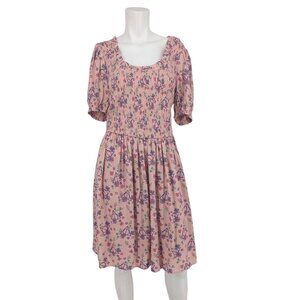 Harry Potter Deathly Hallows Smocked Floral Dress Fairy Pastel Whimsical Size 1X